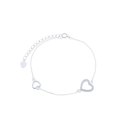 Pulseira em Prata 925 Presente Pedra