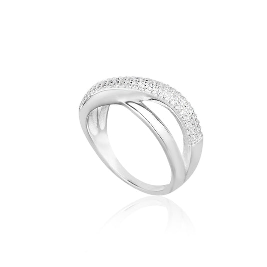 Anel Prata 925 3 Elos