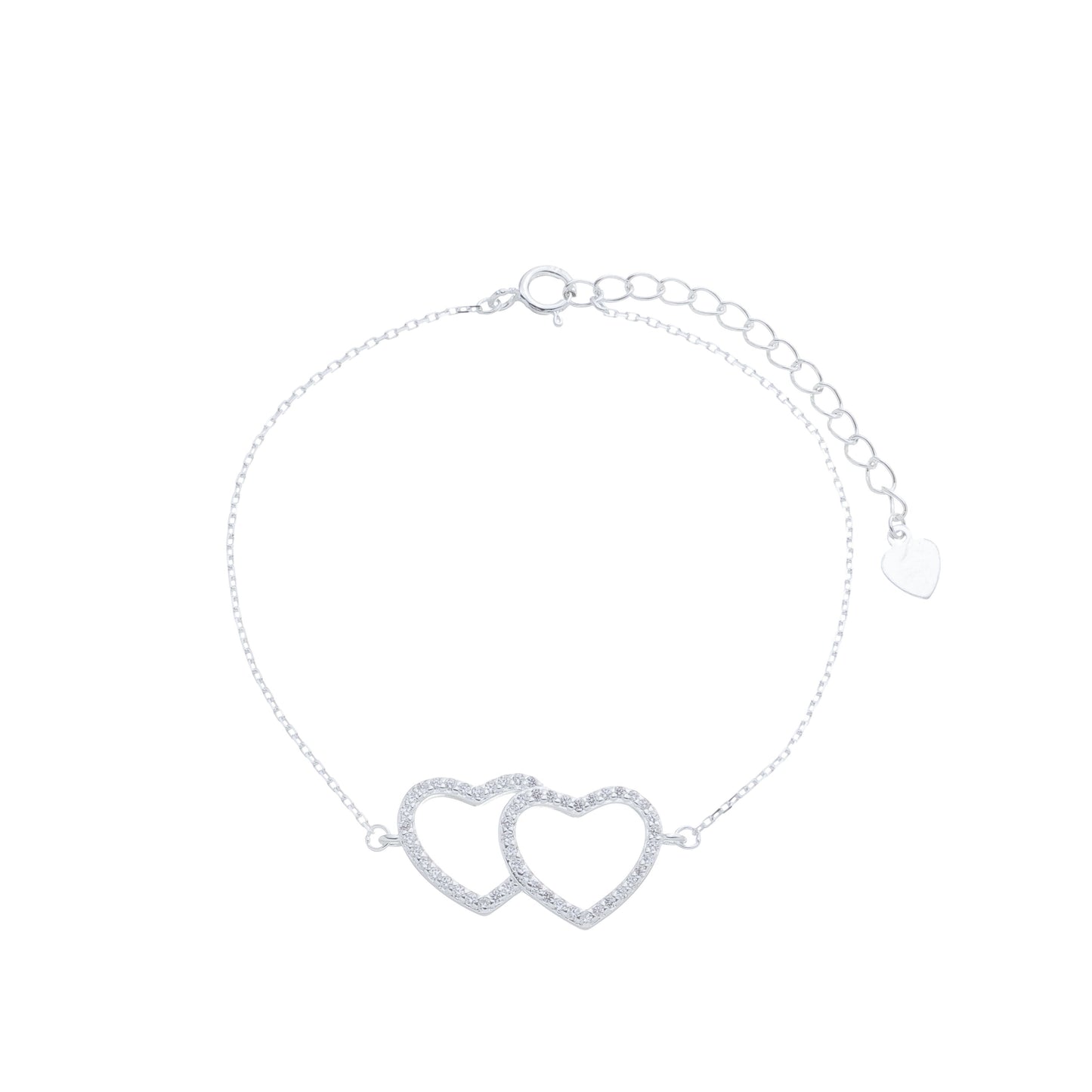 Pulseira Prata 925 Amor Eterno