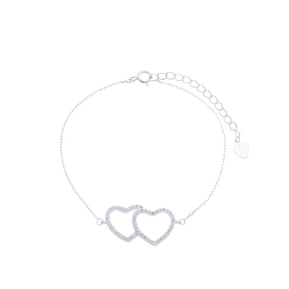 Pulseira Prata 925 Amor Eterno