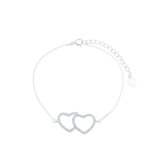 Pulseira Prata 925 Amor Eterno