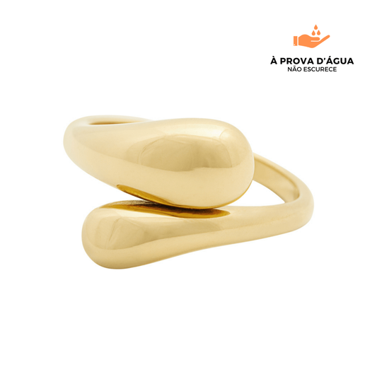 Anel Pontos Bali Ouro 18k - Regulável