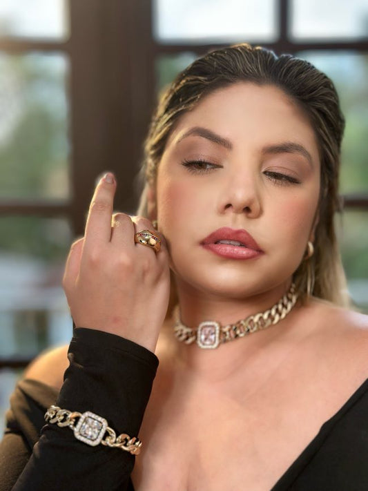 Conjunto Colar e Pulseira