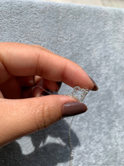 Pulseira Prata 925 Trevo Zircônia