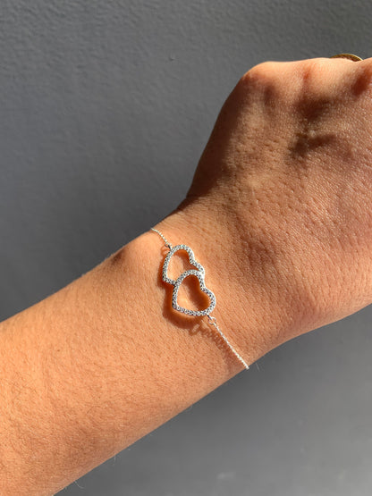 Pulseira Prata 925 Amor Eterno