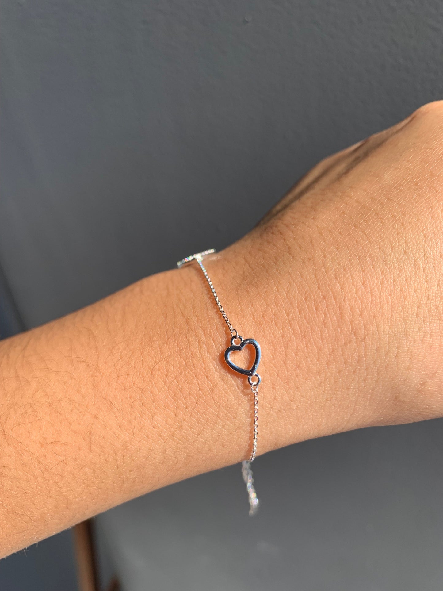 Pulseira em Prata 925 Presente Pedra